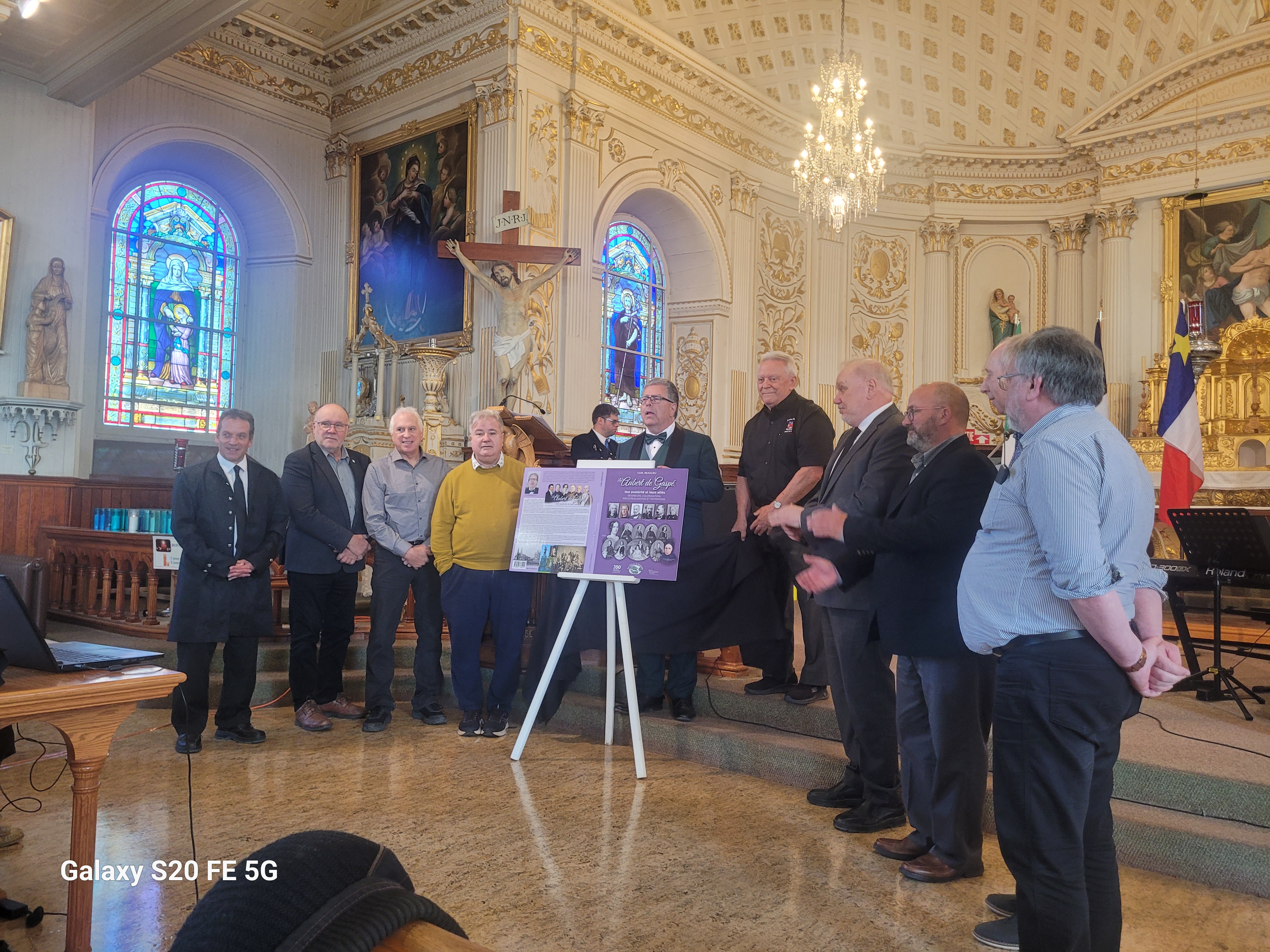 Lancement du livre Les Aubert de Gaspé, de M. Carl Beaulieu